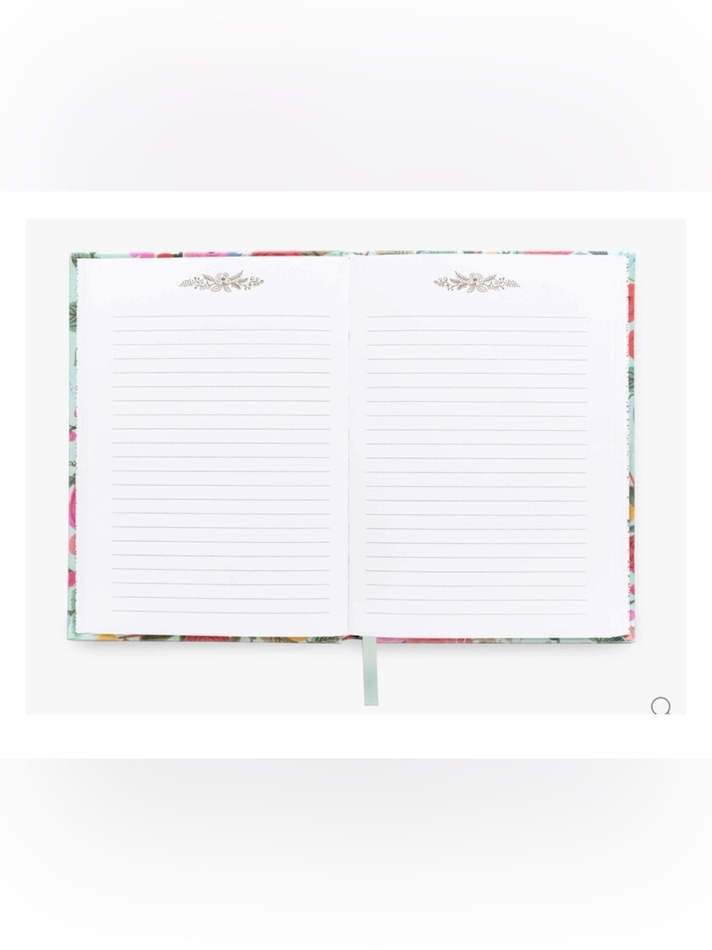 Rifle Paper Co. Garden Party Fabric Journal — Pink, Green & Blue Accents - Picture 5 of 6